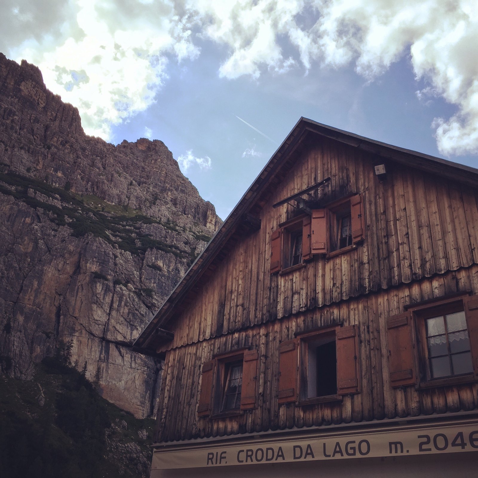 rifugio croda da lago veneto